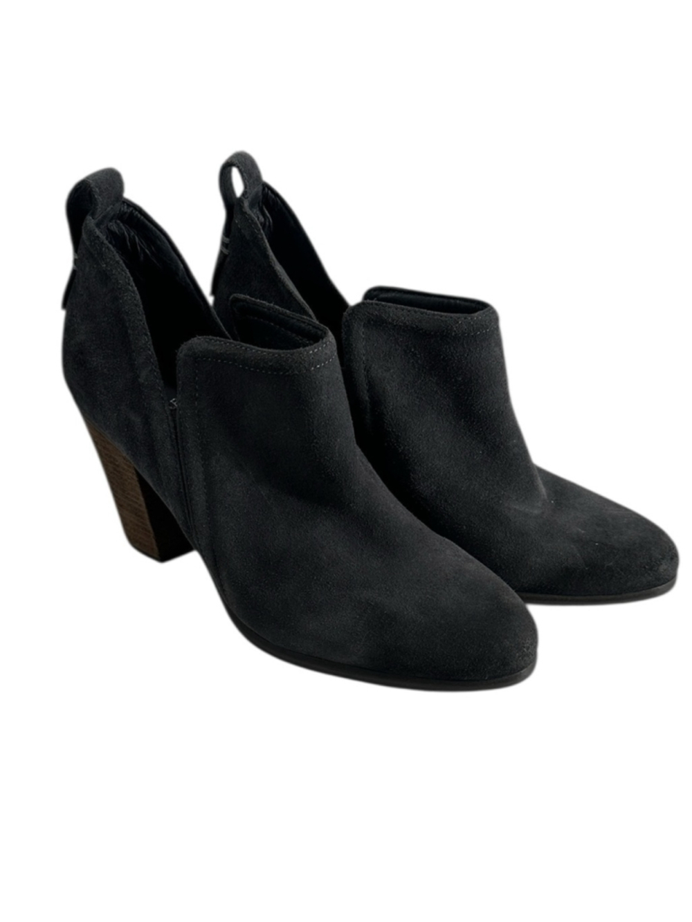 Vince Camuto Francia Bootie Dark Grey Suede sz 10